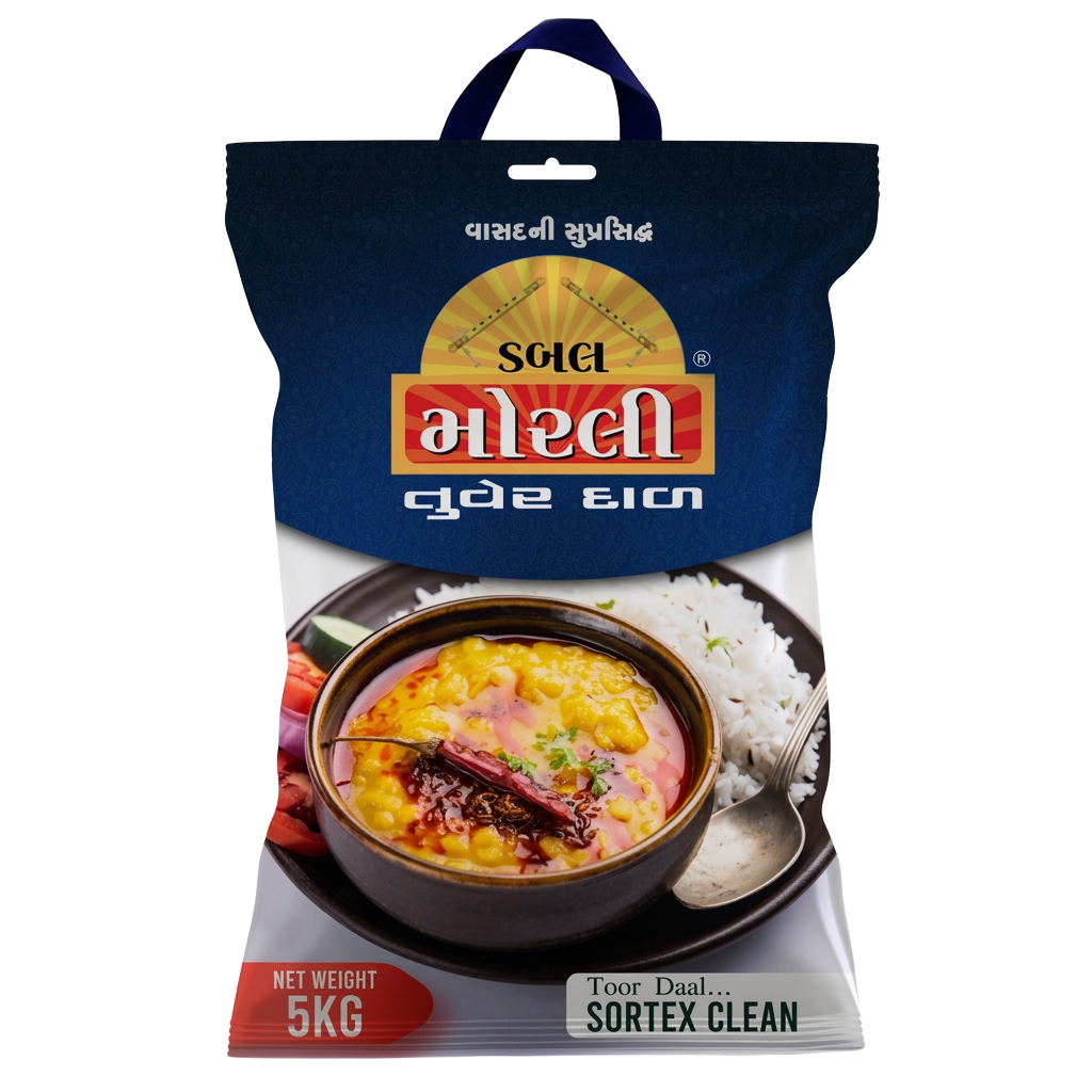 Double Morli Toor Dal 5 Kg bag